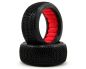 Preview: AKA Buggy Reifen 1:8 Impact Medium Long Wear mit roten Einlagen AKA14007ZR