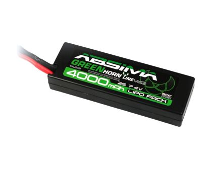 Absima LiPo Stick Pack 7.4V 50C 4000 Hardcase T-Plug