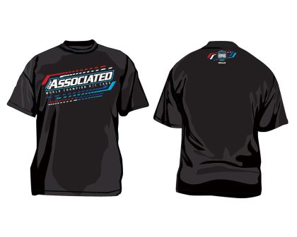 Team Associated W23 T-Shirt schwarz 2XL