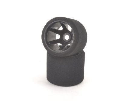 Contact Tyres 1:12 hinten 30 K-Gummi auf Felge 46mm mit Sechskant Aufnahme