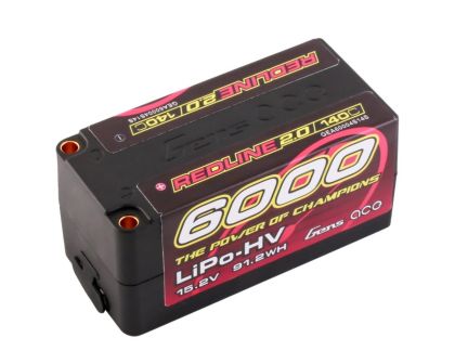 Gens Ace Redline 2.0 Shorty LiPo 4S HV 15.2V 6000 140C