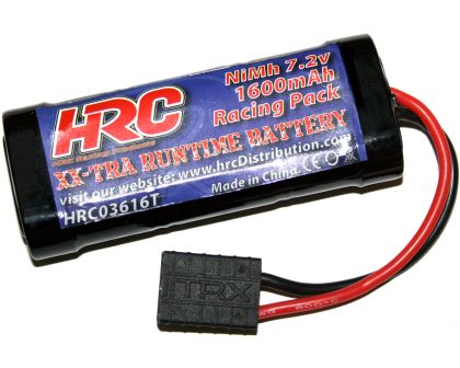 HRC Racing Akku 6 Zellen HRC 1600 RC Car Micro NiMH 7.2V 1600mAh TRX Stecker