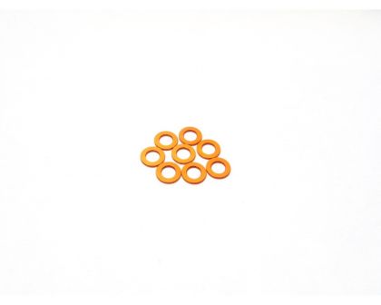 Hiro Seiko Distanzscheiben 3mm Alu 1.0mm orange