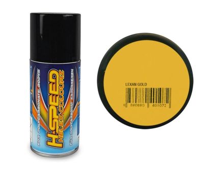 H-SPEED Lexan Spray Gold 150ml