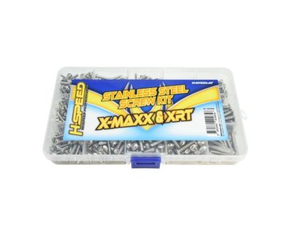 H-SPEED Edelstahl Schraubensatz für X-Maxx und XRT