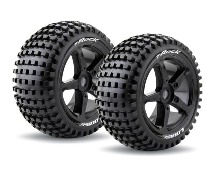 LOUISE T-ROCK Reifen Sport Compound auf Speichen Felge schwarz