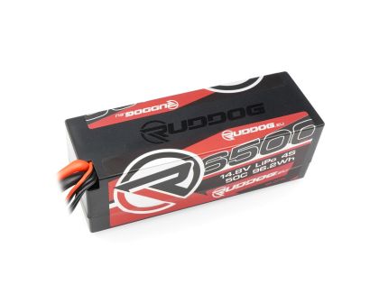 RUDDOG 6500mAh 50C 14.8V LiPo Stick Pack Akku mit T-Stecker