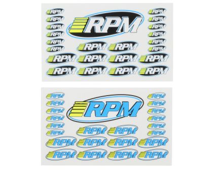 RPM Pro Logo Aufkleberbögen