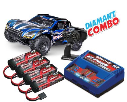 Traxxas Maxx Slash blau Diamant Combo