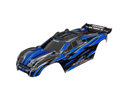 Traxxas Karosserie Rustler 4x4 HD VXL blau mit Karosseriehalterung TRX6785-BLUE