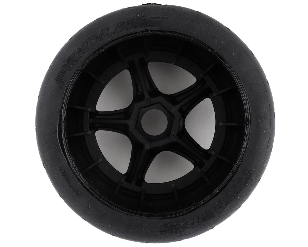 ProLine Toyo Proxes R888R 53/107 Belted Street Reifen auf schwarzer Felge  PRO10200-10 10200-10 - TRA Shop der ULTIMATIVE TRAXXAS ONLINESHOP