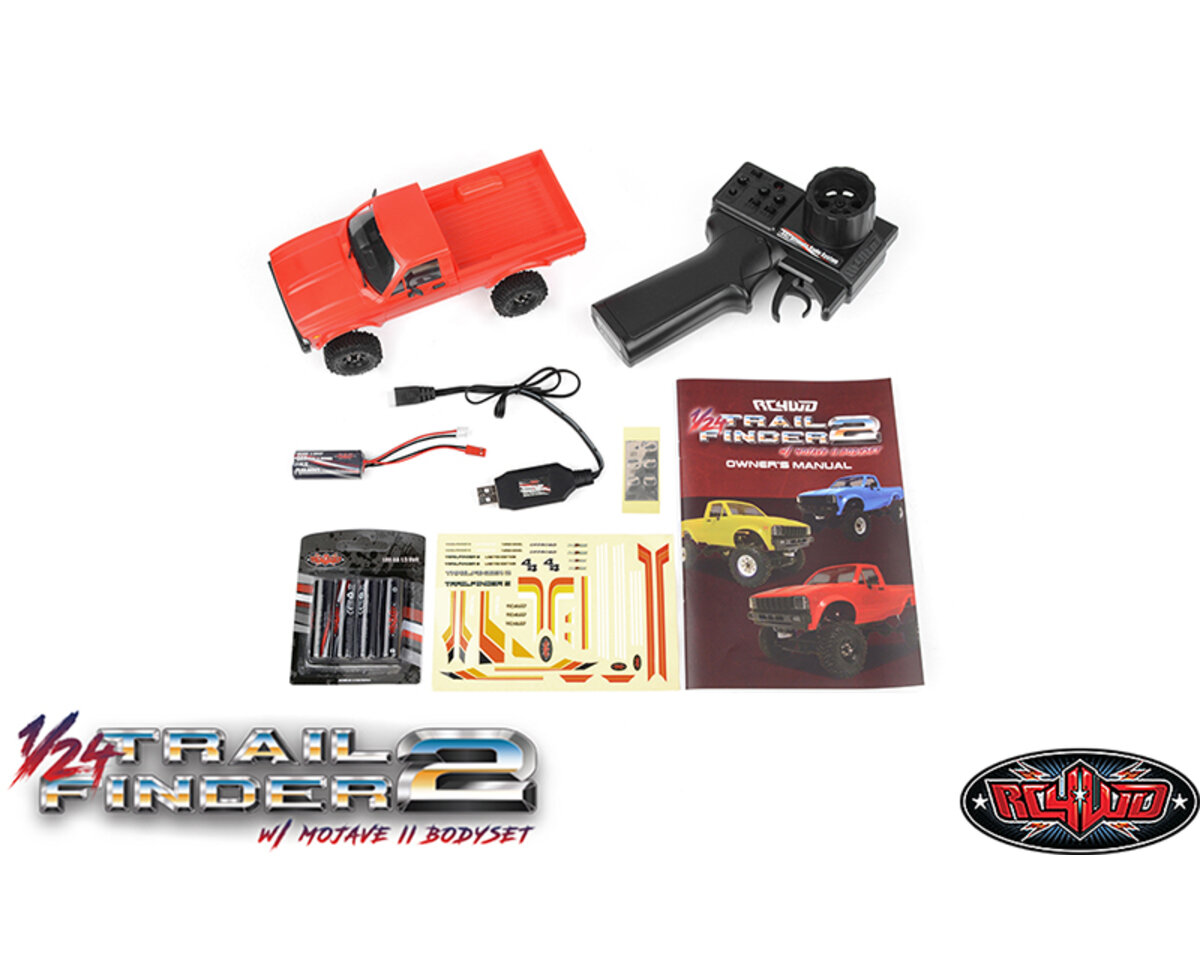 RC4WD 1/24 Trail Finder 2 RTR mit Mojave II Hard Karosserie rot RC4WD  RC4ZRTR0053 ZRTR0053 - TRA Shop der ULTIMATIVE TRAXXAS ONLINESHOP