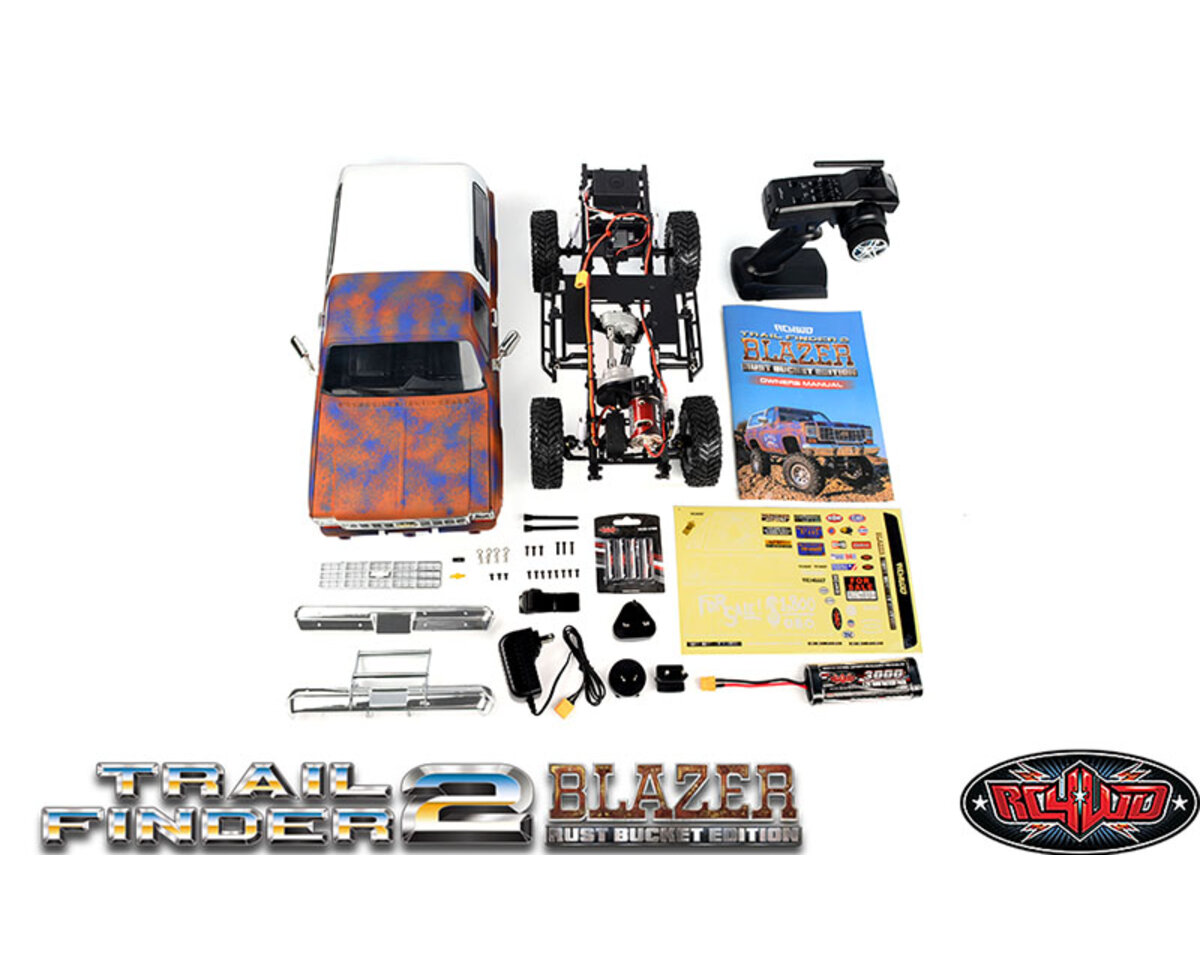 RC4WD Trail Finder 2 RTR Chevrolet Blazer Body Set Rust Bucket Edition  RC4WD ZRTR0055 - TRA Shop der ULTIMATIVE TRAXXAS ONLINESHOP