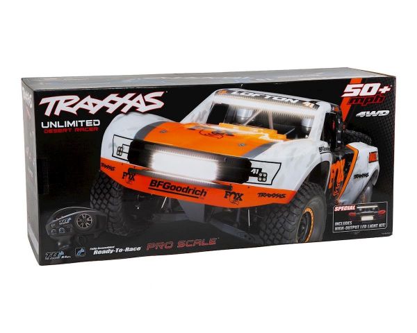 Traxxas Unlimited Desert Racer Fox Racing mit Licht Set