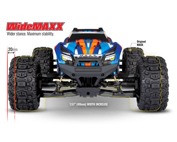 Traxxas Wide Maxx 1/10 Monster Truck RTR blau